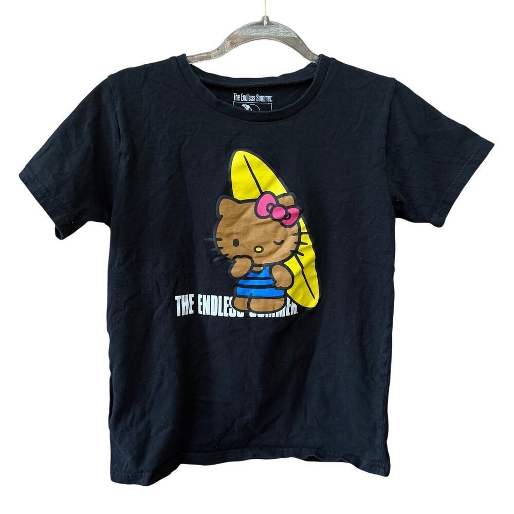Hello Kitty X The Endless Summer Tee Size Medium TES Beach Surf Collab Sanrio